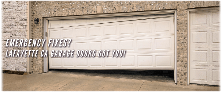 Garage Door Off Track In Lafayette CA